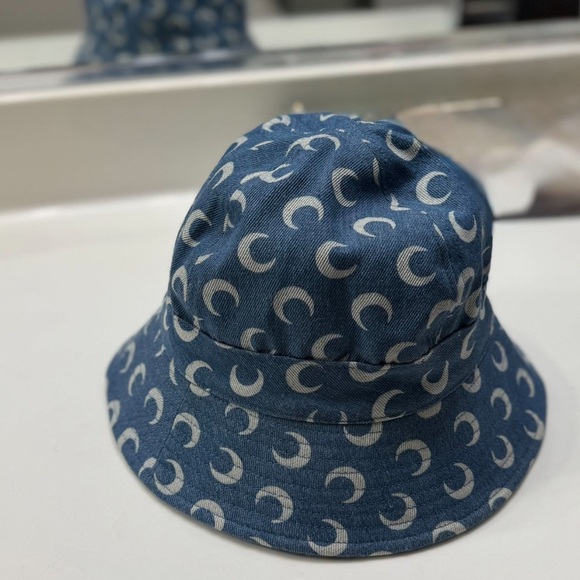 Marine Serre Accessories - Blue Moon Patterned Bucket Hat